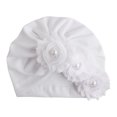 thumbnail image 1 of Gorro infantil Bebé color liso Girasol Bebé flor con rombos Gorro bebé, 1 of 5