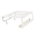 thumbnail image 1 of DYNWAVECA Wall Mount Rack Organizer for Garage, Carbon Steel Multifunctional Space Saving Sturdy Construction Stand Bike Hanger white, 1 of 9