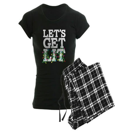 

CafePress - Lets Get Lit - Women s Dark Pajamas