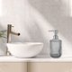 thumbnail image 2 of Ofertas Únicas 1 Pc Dispensador de Jabón Clásico de Líneas Verticales para Baño 450ml Tonalidad Gris Plateada, 2 of 6