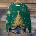 thumbnail image 4 of Enjoytime Christmas Womens Sweatshirts Crewneck Long Sleeve Pullover Tops Trendy Casual Xmas Graphic Sweatshirt, 4 of 7