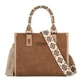 thumbnail image 5 of Wrangler Tote Bag for Women Western Retro Purse Top Handle Handbags with Aztec Strap, Brown, 5 of 9