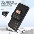thumbnail image 6 of Phone Case for Samsung Galaxy S20 Plus S20+ 5G Wallet Cover with Credit Card Holder Crossbody Strap Long Lanyard Leather Cell Accessories S20+5G S20plus 20S + S2O S 20 20+ G5 Women Girls Black, 6 of 15