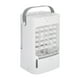 thumbnail image 2 of Enfriador de aire de sobremesa USB con humidificador y refrigeración por agua con hielo - Ventilador ajustable de 3 velocidades con mando a distancia, temporizador y luz ambiental LED, 2 of 9