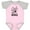 Pink and Heather, variant on Inktastic Girls Gotta Have Goals Hockey Player Girls Baby Bodysuit