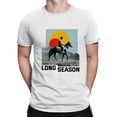 thumbnail image 2 of Western Sunset - Long Season Men's White T-shirt, 2 of 3