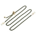 thumbnail image 1 of Plana Cadena Correa, 47" Cuero Hierro Monedero Reemplazo Accesorios con Ajustable Bola Hebillas para Hombro Bolso Cruz Cuerpo Bricolaje, Verde, 1 of 6