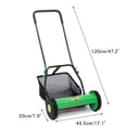 thumbnail image 4 of Hand Push Lawn Mower Compact Courtyard Reel Mower Grass Catcher Lawnmower Home, 4 of 7