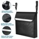 thumbnail image 2 of Wheelchair Bag Waterproof Wheelchair Pouch with Secure Reflective Strip Large Capacity Walker Storage Pouch Multifunctional, 2 of 5