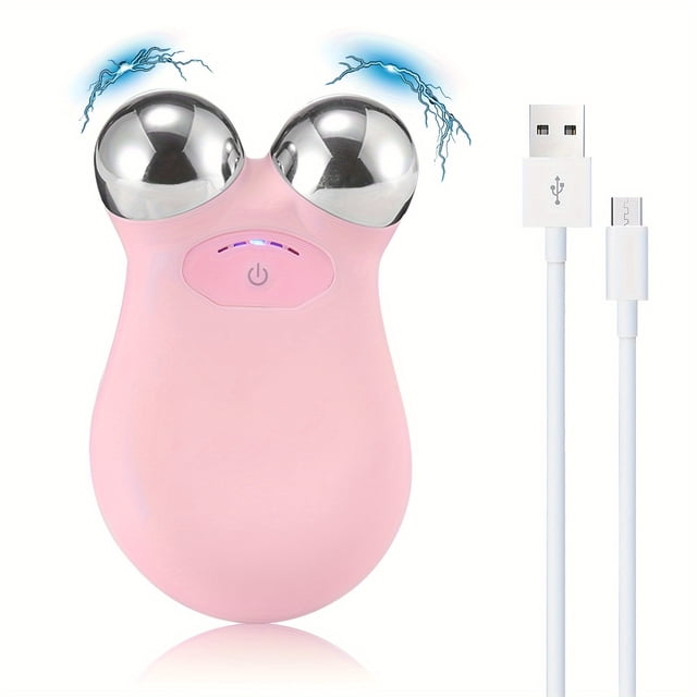 EIMELI Facial Massager Device With 3-Level Adjustment USB Rechargeable For Skin Tightening And Smoothing Portable Electric Face Massage Tool