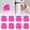 Bottle, variant on Special Shaped Fluorescent Sticky Notes, Cute Colorful Memo Stickers, Flower Shaped Sticky Notes, Colorful Reminder Note Stickers, Random Color Fluorescent Memo Pads, 3×3 in, 9 Types,Flowers