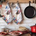 thumbnail image 6 of 4th of July Kitchen Towels Set of 2, Independence Day Patriotic Flowers Dogs Grey Absorbent Dish Towels for Kitchen, Microfiber Hand Towel, Quick Drying Tea Towel for Cleaning Decorative Dishcloths, 6 of 7