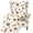 Paw Bone Print Beige, variant on SEANATIVE Wingback Chair Covers Stretch Spandex Wing Chair Slipcovers Stain Resistant Pet Friendly Non-Slip Single Seater Sofa Cover for Living Room Home Decor, Vibrant Floral Print Black