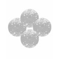 thumbnail image 7 of 15 Inch Round Placemats Set of 4, Grey Christmas Snowflakes Non Slip Heat Insulation PP Table Mats, Xmas Winter Textured Washable Place Mats for Kitchen Dining Party Table Decor, 7 of 7