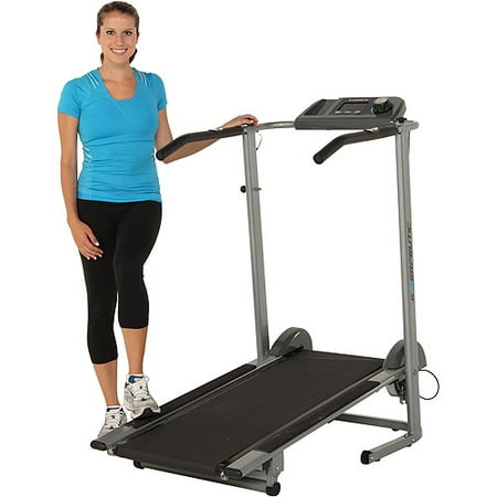 Exerpeutic 325 High Capacity Magnetic Manual Treadmill with Pulse