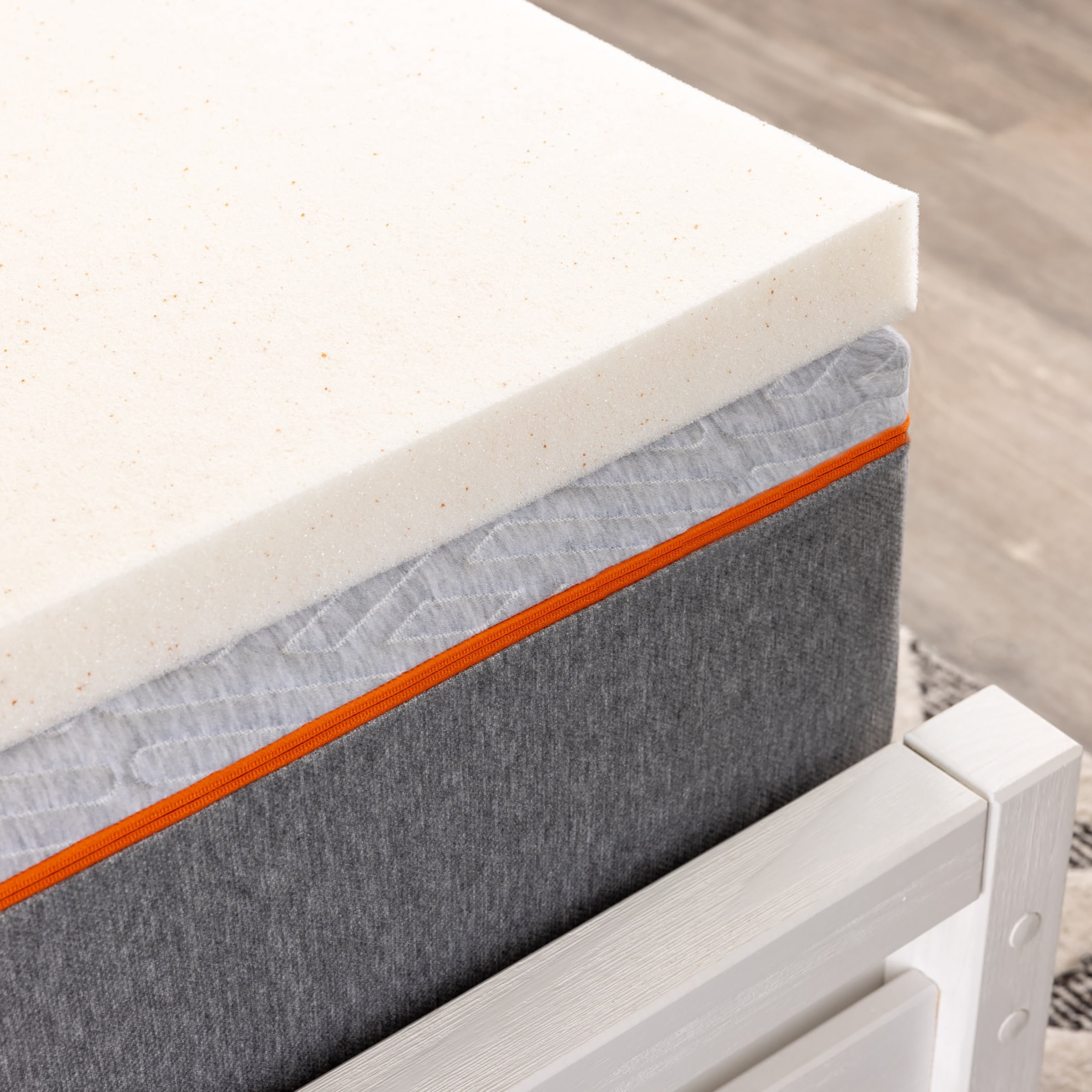Craft & Trade 2" Cooling Memory Foam Mattress Topper with Copper Gel, Twin