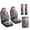 Cardinal Snow Berries, variant on Xixirimido Leather Seat Cover Front Seats Only, Universal Fit Auto Front Seat Covers for Sedan Van SUV Truck 5 Pcs Set with Seatbelt Covers & Center Console Cover, Hunting Deer Leaf Forest Camouflage