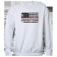 thumbnail image 1 of Rapid Dominance TS2-785-WHT-01 Thin Red Line Graphic Crewneck Sweatshirt, White - Small, 1 of 1