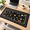 Black Floral Cat, variant on Black Floral Cat XXL Desk Mat Mouse Pad For Office And Gaming