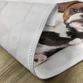 thumbnail image 5 of Ambesonne Funny Place Mats Set of 4, Cat Dog Friendship, Standard Size, Brown Black White, 5 of 6