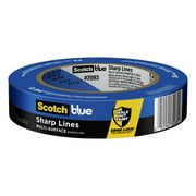 ScotchBlue Sharp Lines Painter's Tape, Blue, 0.94 in x 60 yd, 1 Roll