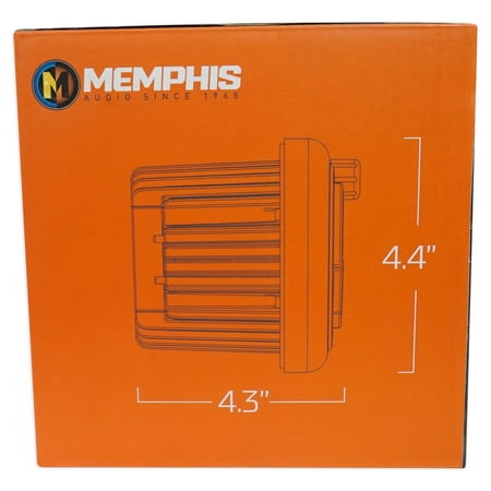 Memphis Car Audio - In-Dash Digital Media Receiver - Built-in Bluetooth - Silver/Black