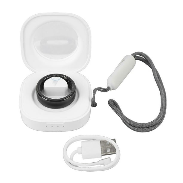 Smart Ring BT 5ATM Water Proof Multi Modes Health Monitoring Ring Fitness Tracker Black 0.842in ID 2.65in Internal Circumference