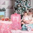 thumbnail image 3 of LYU 3Pcs Gift Packing Bag Large Capacity Space-saving Reusable Plastic Merry Christmas Santa Claus Gift Bag for Home, 3 of 8