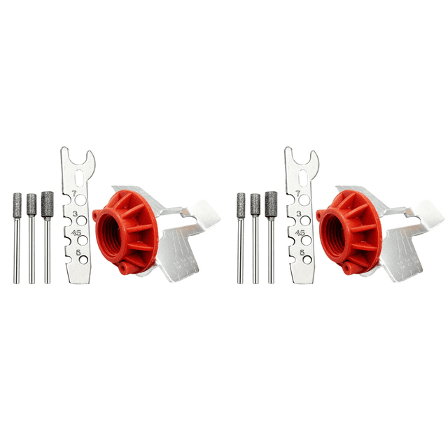 Kit Afilado Motosierra Amoladora Eléctrica Accesorio Pulido Y Afilado() Rojo