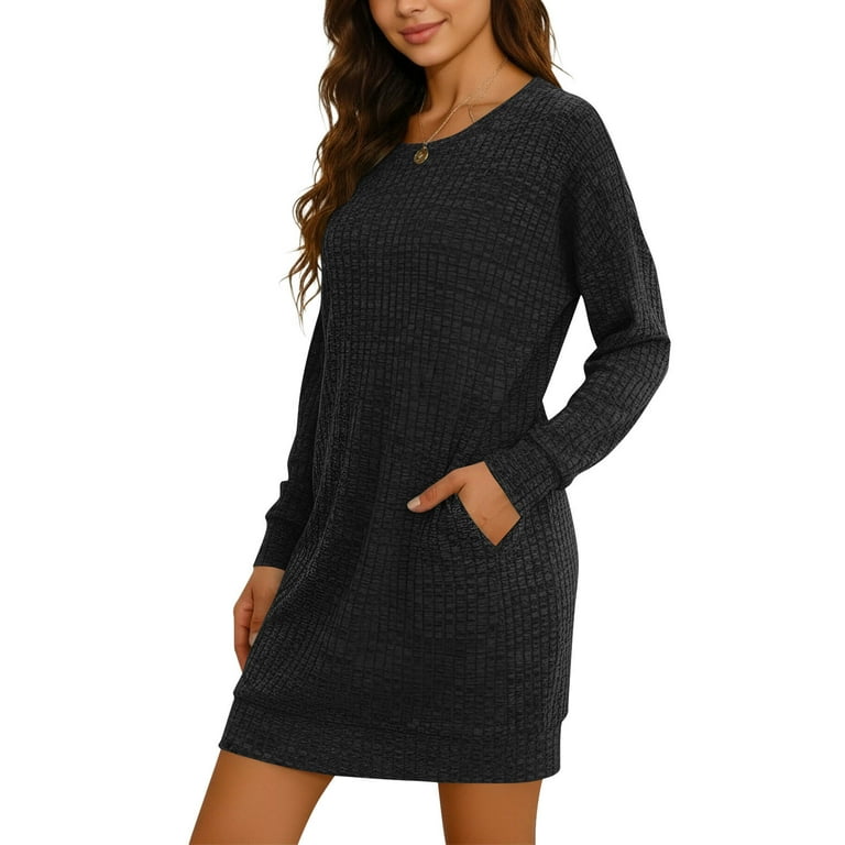 slim fit dress slacks Mini Louisa Dress in Black – Ivy City Co main image 1