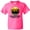 Neon Pink, variant on Inktastic Yellowstone National Park with Bear Mountains and Trees Cricle Youth T-Shirt