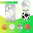 thumbnail image 3 of 1pc Tree Stainless Steel Stencil Forest Trees Metal Journal Template for Wood Burning Engraving Painting Scrapbooking, 3 of 9