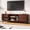 Dark Brown, variant on HUANG 66 Inch Fluted TV Stand, Cherry Mid Century Modern Entertainment Center with Storage