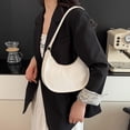 thumbnail image 4 of Solid-color Simple Underarm Bag Summer New Versatile Version Shoulder Korean Bag Dumpling, 4 of 6
