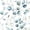 Blue Leaf, variant on Dark Green Peel and Stick Wallpaper,Black Forest Leaf 17.5"x 393" Contact Paper,Modern Botanical Greenery Wall Paper For Bathroom Bedroom Cabinet Vinyl Waterproof Removable Dorm Renter Friendly