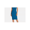thumbnail image 2 of RACHEL RACHEL ROY Womens Teal Animal Print Sleeveless Halter Below The Knee Evening Body Con Dress L, 2 of 4