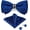 Black and Blue, variant on Bow Ties for Men Silk Pre-Tied Bowtie Box