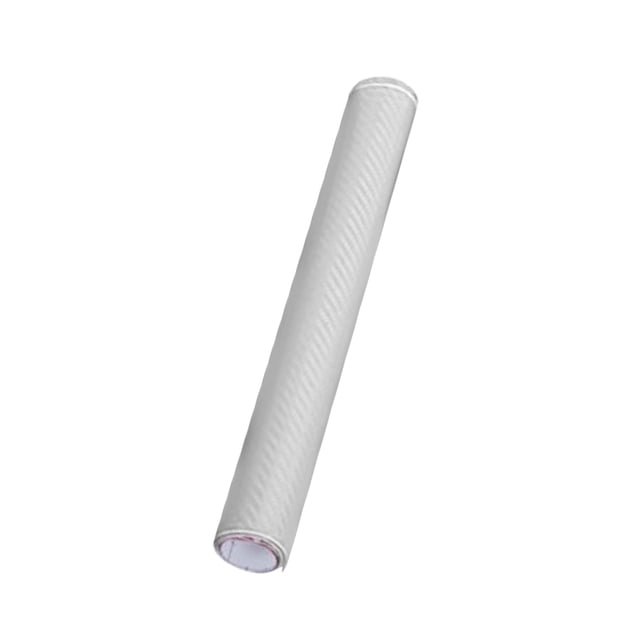 Speravity Etiqueta engomada del coche 3D Textura de fibra de carbono Automotriz Interior Exterior Cubierta decorativa Calcomanías Película Automoción decorativa y accesorios blanco