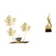 thumbnail image 1 of Figura abstracta de fuego, estatua de metal con flores y hojas, escultura de resina de hierro con detalles vívidos, ideal para regalar, decoración del, 1 of 8