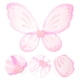 thumbnail image 3 of KAKOWELY Ala de mariposa para cosplay, fiesta de alas de mariposa, disfraz de mariposa, ala de mariposa para niña pequeña, 3 of 5