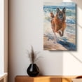 thumbnail image 4 of Belgian Tervuren Dog Canvas Wall Art Puppy Print Pet Paintings Artwork, Belgian Tervuren Dog Painting Poster Home Decoration Kids Bedroom Decor Framed, 4 of 6
