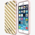 thumbnail image 1 of Kate Spade Flexible Hardshell Case for Apple iPhone 6/6s Diagonal Stripe Gold/Cream, 1 of 1