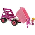 thumbnail image 3 of Lena Eco Active Princess Pink Green Toy Dump Truck is a Eco Friendly Produced from Food Grade Resin and Wood, 3 of 3