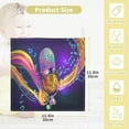 thumbnail image 2 of 3 PCS Colorful Microphone Musical Baby Muslin Washcloths, Waving Music Notes Soft Absorbent Face Towel Burp Cloths Cotton Bath Wipes Infant Wash Cloth for Newborn Boys Girls, 2 of 7