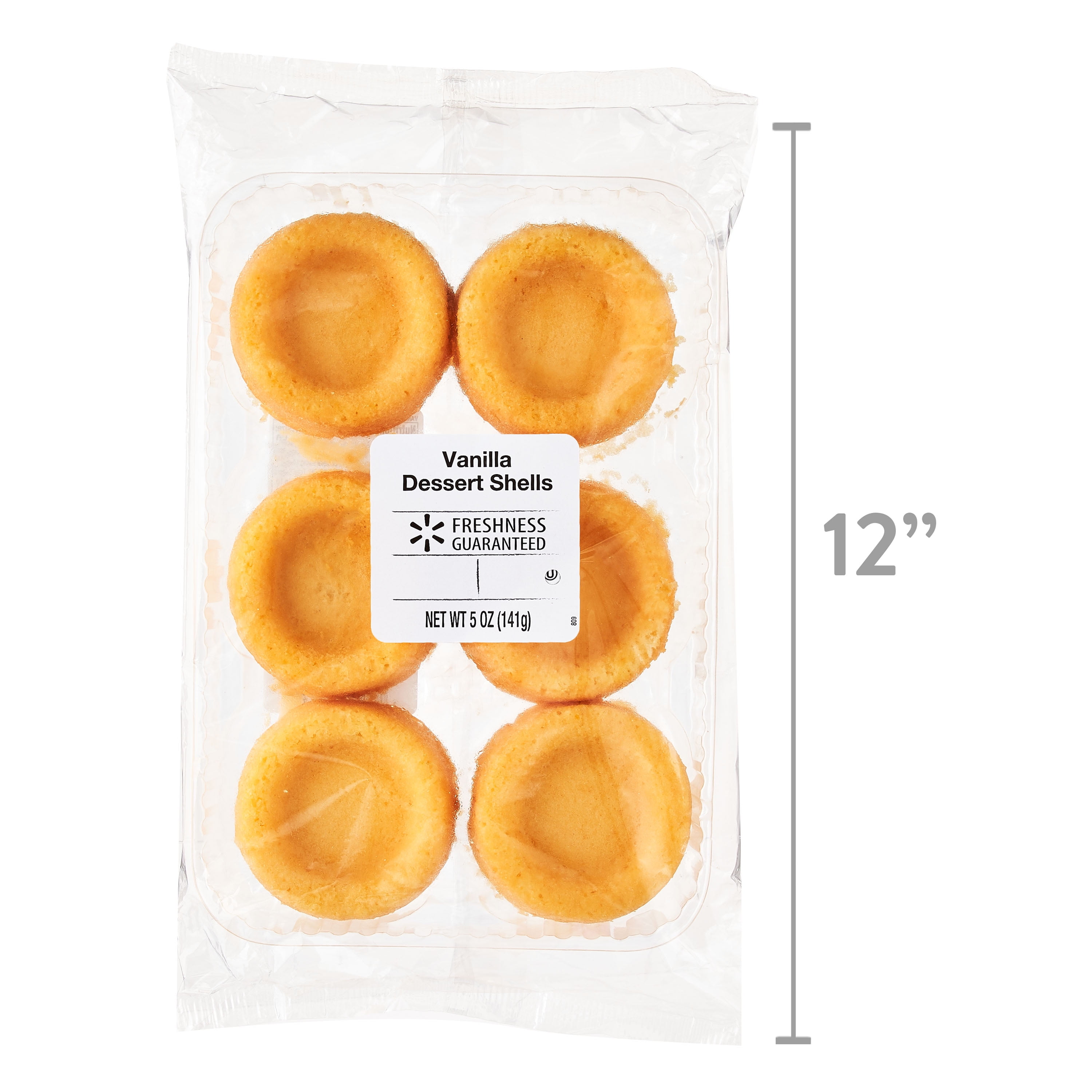 Freshness Guaranteed Vanilla Dessert Shells, 5 oz, 6 Count