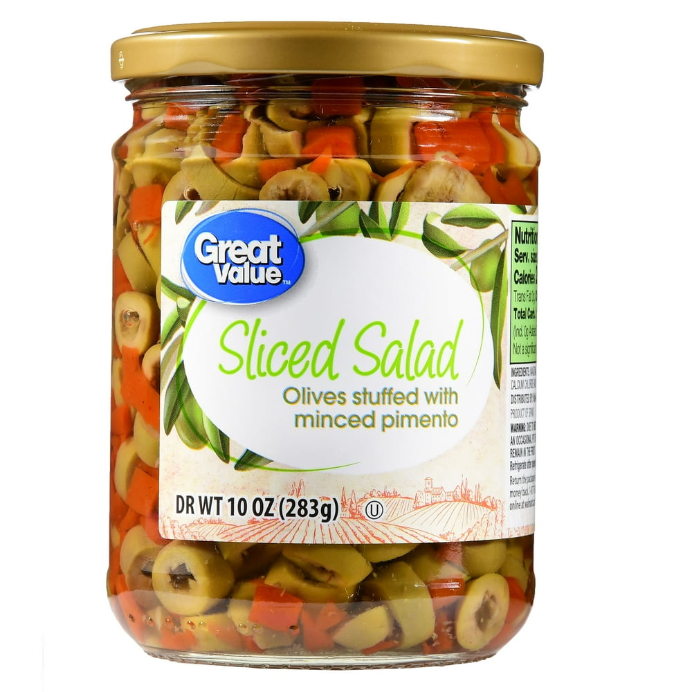 Great Value Sliced Salad Olives, 10 oz