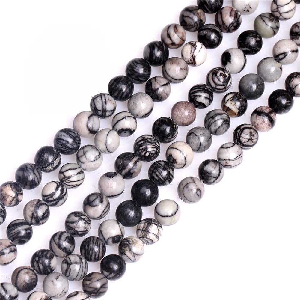 Popular Matte Frosted Natural Gemstones Mixed Round Loose Beads 15"6mm 8mm 