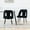 Black, variant on Blue Velvet and Gold Tipped Legs | Formal Dining Event | Luxurious and Stable Seating