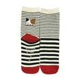 thumbnail image 2 of Wrapables® Novelty Animal Print Crew Socks (Set of 5), Cutie Cat, 2 of 4