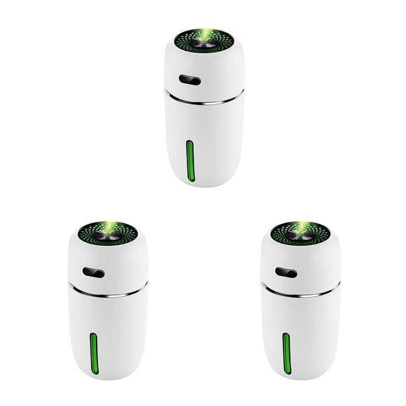 Riwesomey Mini humidificador de aire USB, lámpara de noche, difusor de coche, rociador de niebla, modos, purificador evaporativo de Type1 NO1